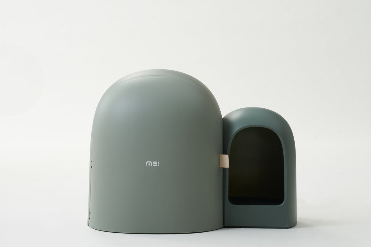 Kattenbak - One Size Fits All - Grote Ruimte - Lekvrij - Geurvrij - Inclusief Kattebakschepje - 67.7x49x50cm (LxBxH) SpirePets