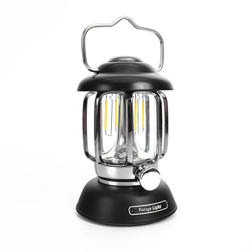 Campinglamp - Lantaarn voor buiten - USB oplaadpoort - licht-dimeffect