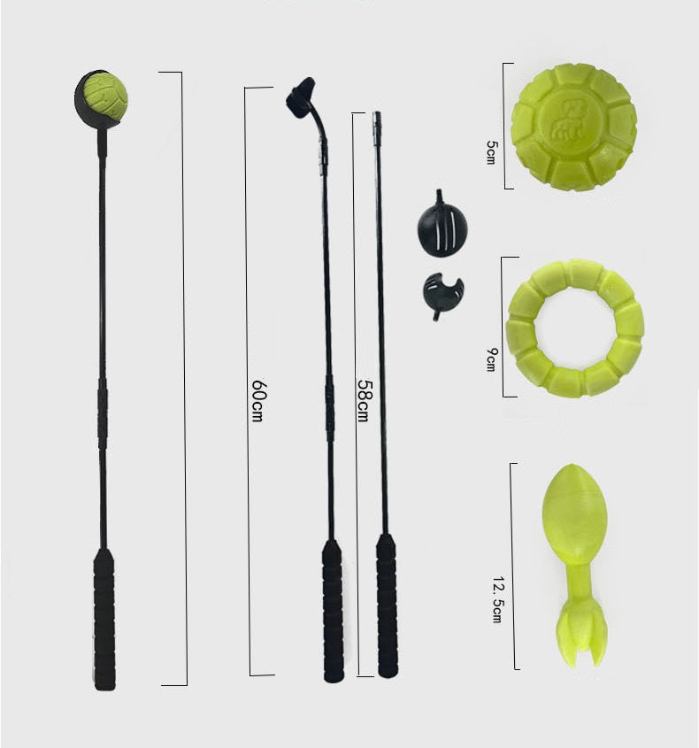 Ballwerfer Hund - Hundespielzeug - Wurfstock - für verschiedene Bälle geeignet - Hundespielzeug - Größe S