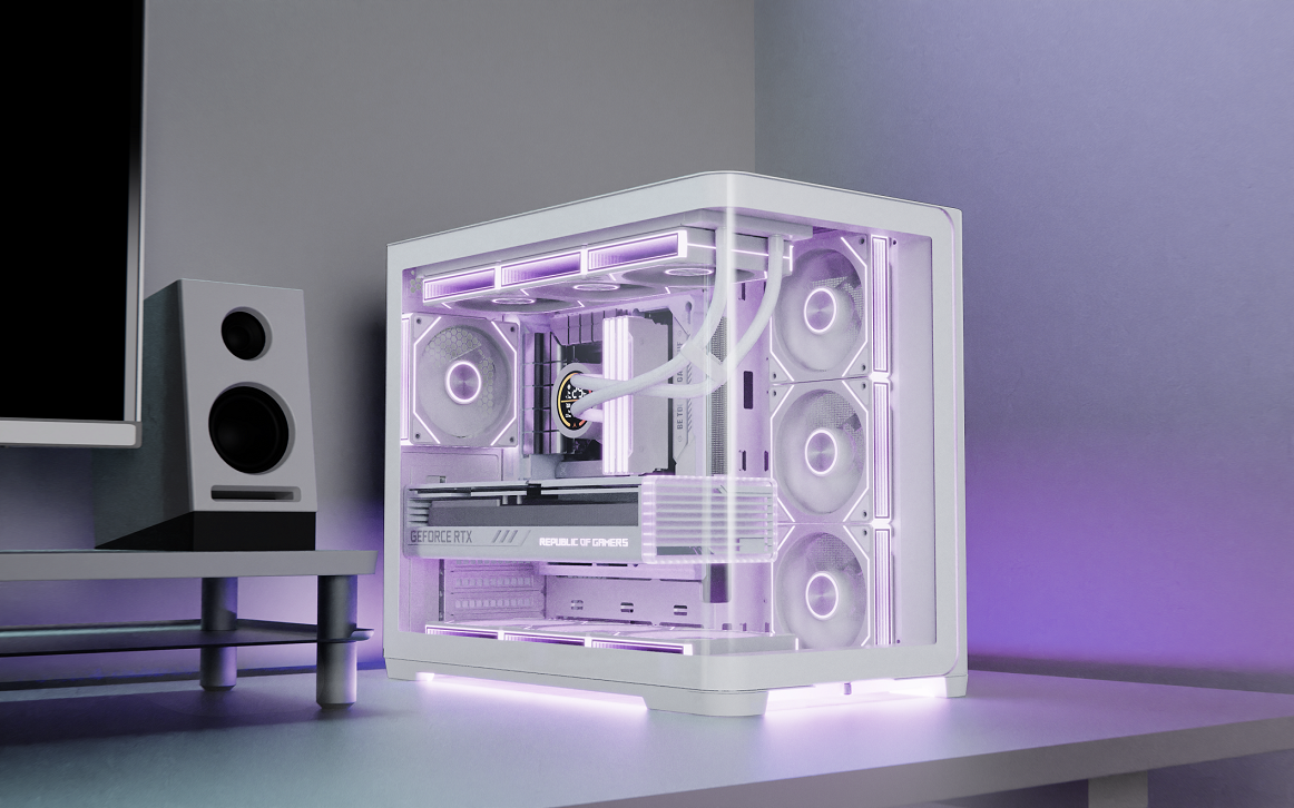 SPIRE UD50C White - PC Gaming Behuizing