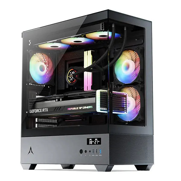 SPIRE Marine U30P RGB BLACK behuizing - PC gamer case - Tempered glass Spire