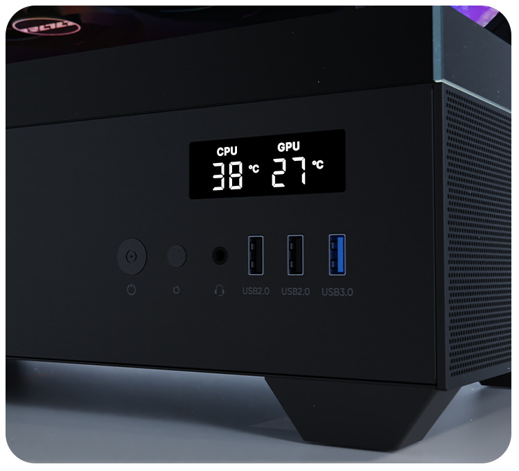 Boîtier PC | Noir | USB2.0, USB 3.0 | 3.5" HDD * 2, 2.5" SSD * 2 | Micro ATX/MINI ATX