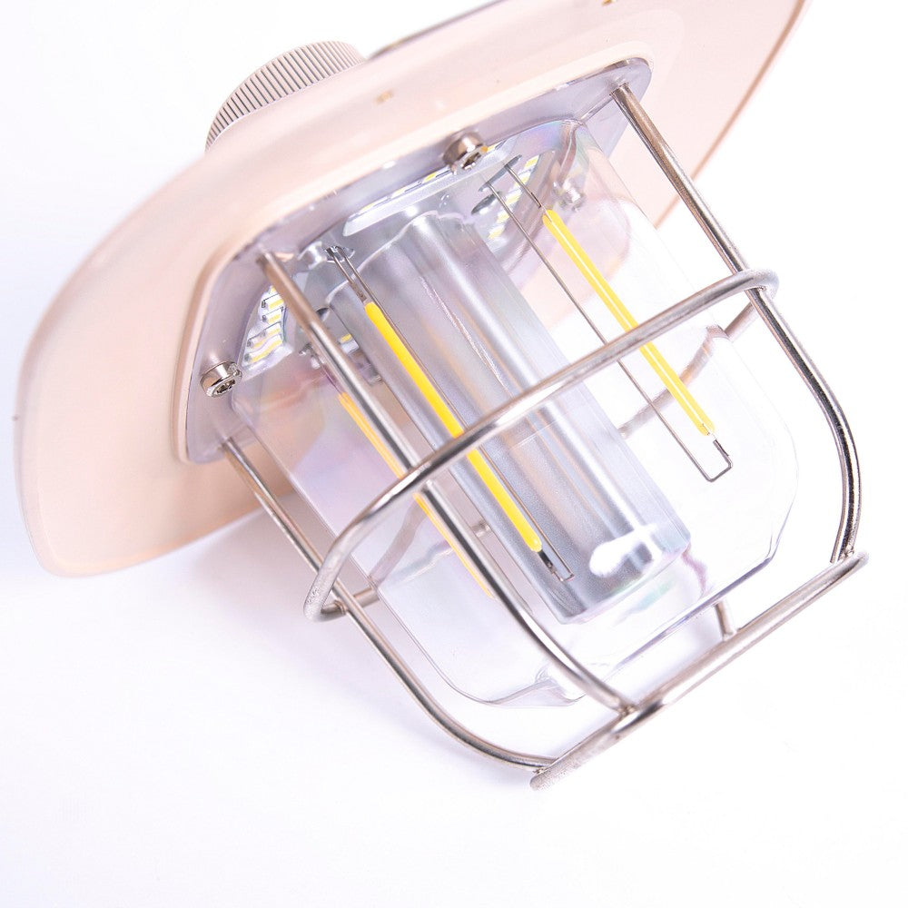 Outdoor-Campinglampe - USB-Ladeanschluss - Lichtdimmeffekt - Schwarz