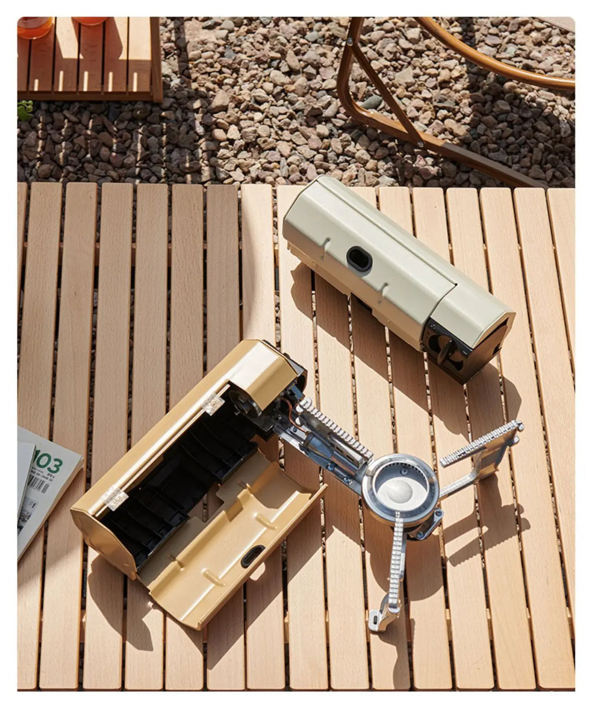 Camping gasstel - Draagbaar en opvouwbaar kooktoestel Coolgods