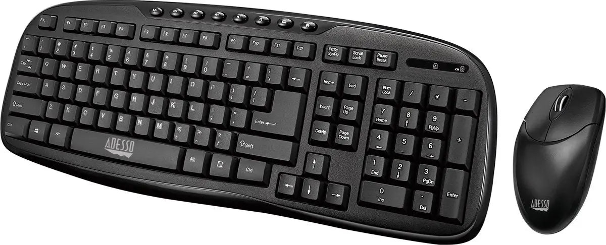 Antibacterieel draadloos toetsenbord en muis set - Adesso WKB-1330CB Adesso
