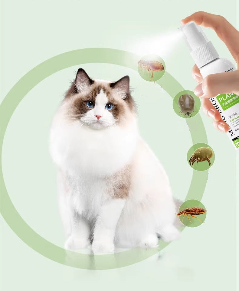 Anti Vlooien en teken spray 100 ml - Beschermende spray voor huisdieren