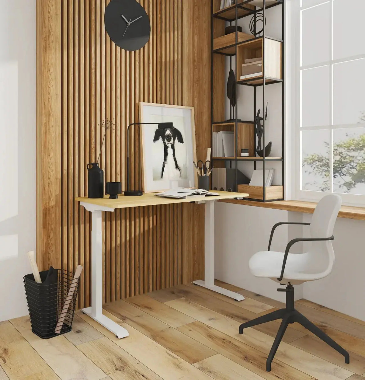 Spire zit-sta bureau elektrisch verstelbaar - ergonomische werkplek - in hoogte verstelbaar Spire