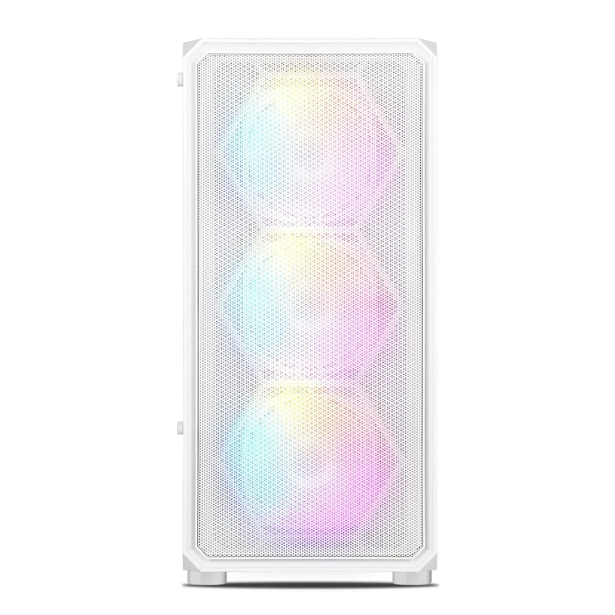 PC gamer case - G30 WHITE TRUE FORCE - Tempered glass Spire