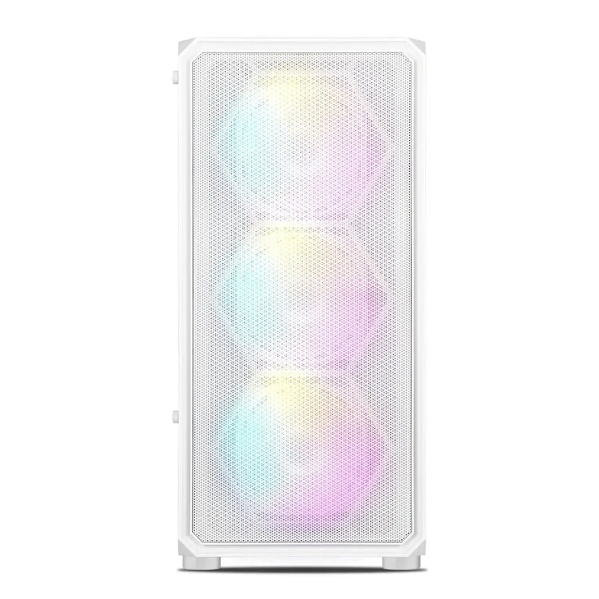 PC gamer case - G30 WHITE TRUE FORCE - Tempered glass Spire