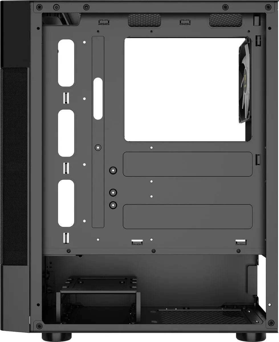 Gamdias Aura GC5 gaming case - computer behuizing met Temperatuur Display en ARGB LED verlichting Gamdias