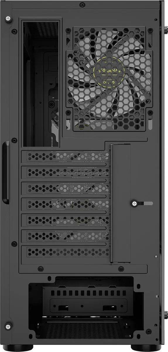 Gamdias Aura GC5 gaming case - computer behuizing met Temperatuur Display en ARGB LED verlichting Gamdias