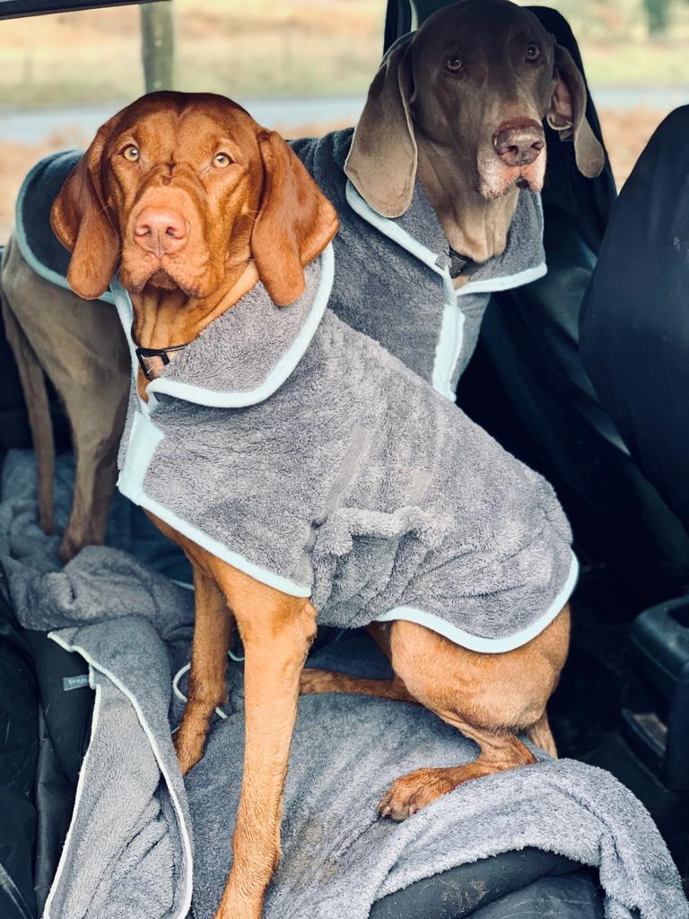 Henry Wag microvezel hondenbadjas - droogjas voor honden - Maat XL Henry Wag