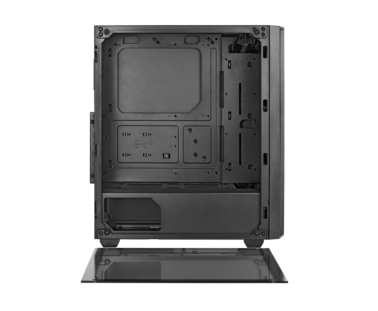 Spire Vision 7038 PC Case – Stijlvolle gaming behuizing met tempered glazen zijpaneel