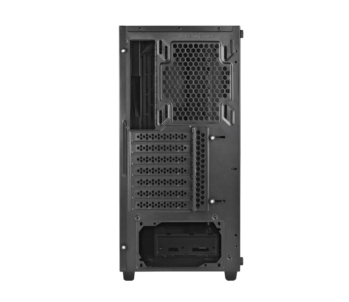 Spire Vision 7038 PC Case – Stijlvolle gaming behuizing met tempered glazen zijpaneel