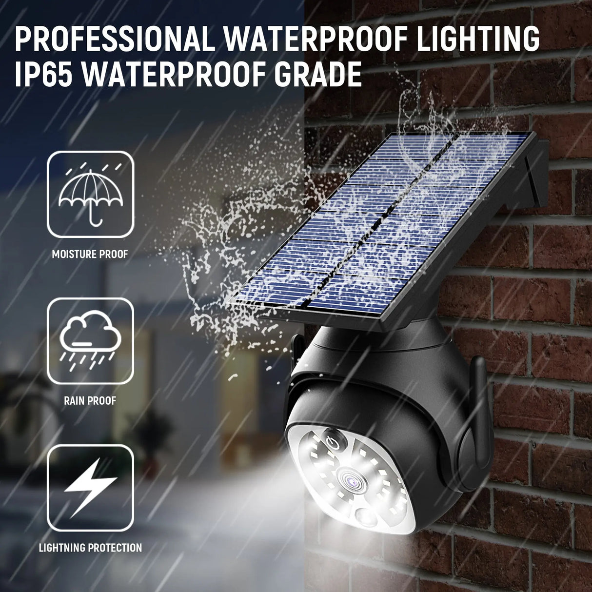 Buitenverlichting op zonne-energie - inclusief beweging sensor - inductielicht noodverlichting Spire