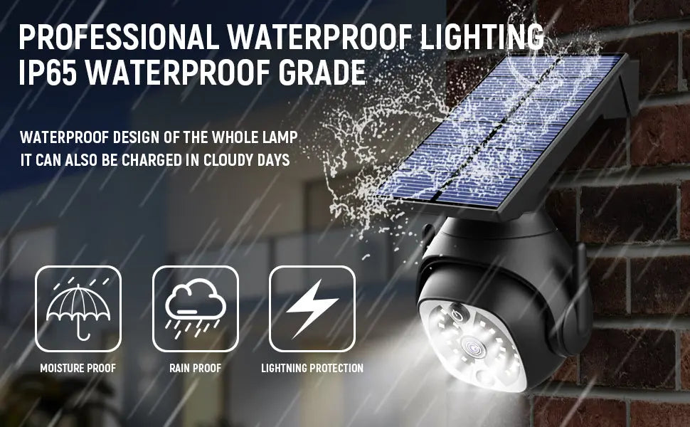 Buitenverlichting op zonne-energie - inclusief beweging sensor - inductielicht noodverlichting Spire