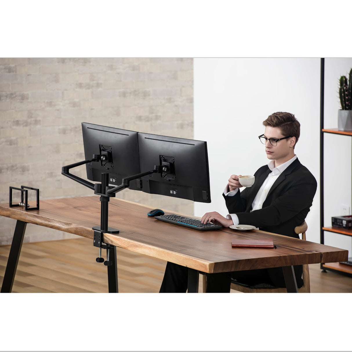 Spire Dual LCD Arm Mount | Monitor beugel | Monitor arm voor twee schermen Spire