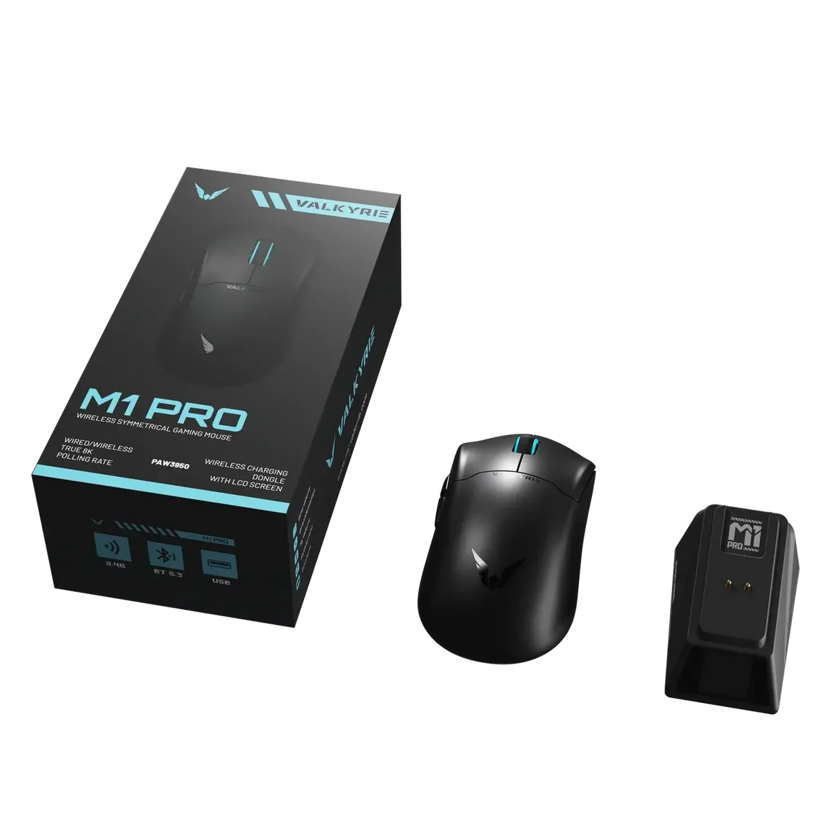 Valkyrie M1 Pro Gaming Mouse 8K Wireless
