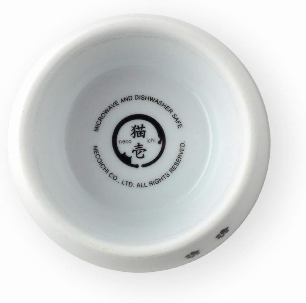 Necoichi mini verhoogde voerbak voor katten - voerbakje katten - katten voerbak keramisch Necoichi