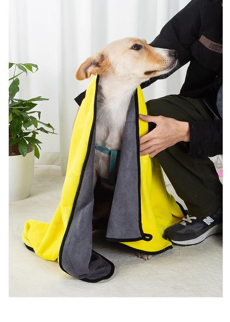 Hondenhanddoek – Microvezeldoek, absorberend en sneldrogend, geschikt voor honden en katten