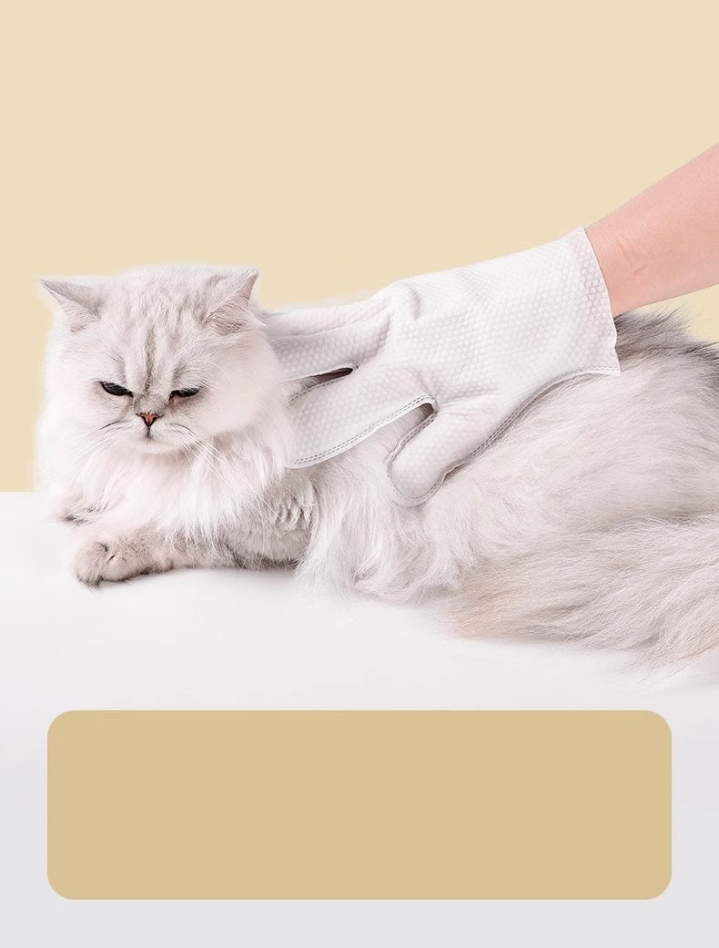 Reinigingshandschoenen voor huisdieren – Vochtige washandjes voor hond & kat