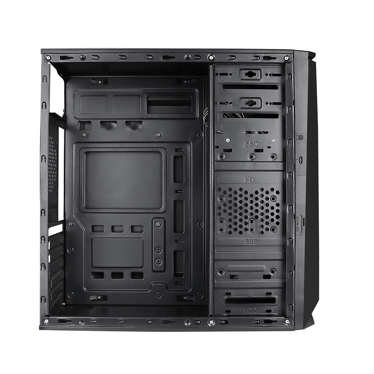 Boîtier PC Spire Supreme 1531 | Noir | 1x USB3.0, 1x USB2.0 | alimentation ATX 500W incluse