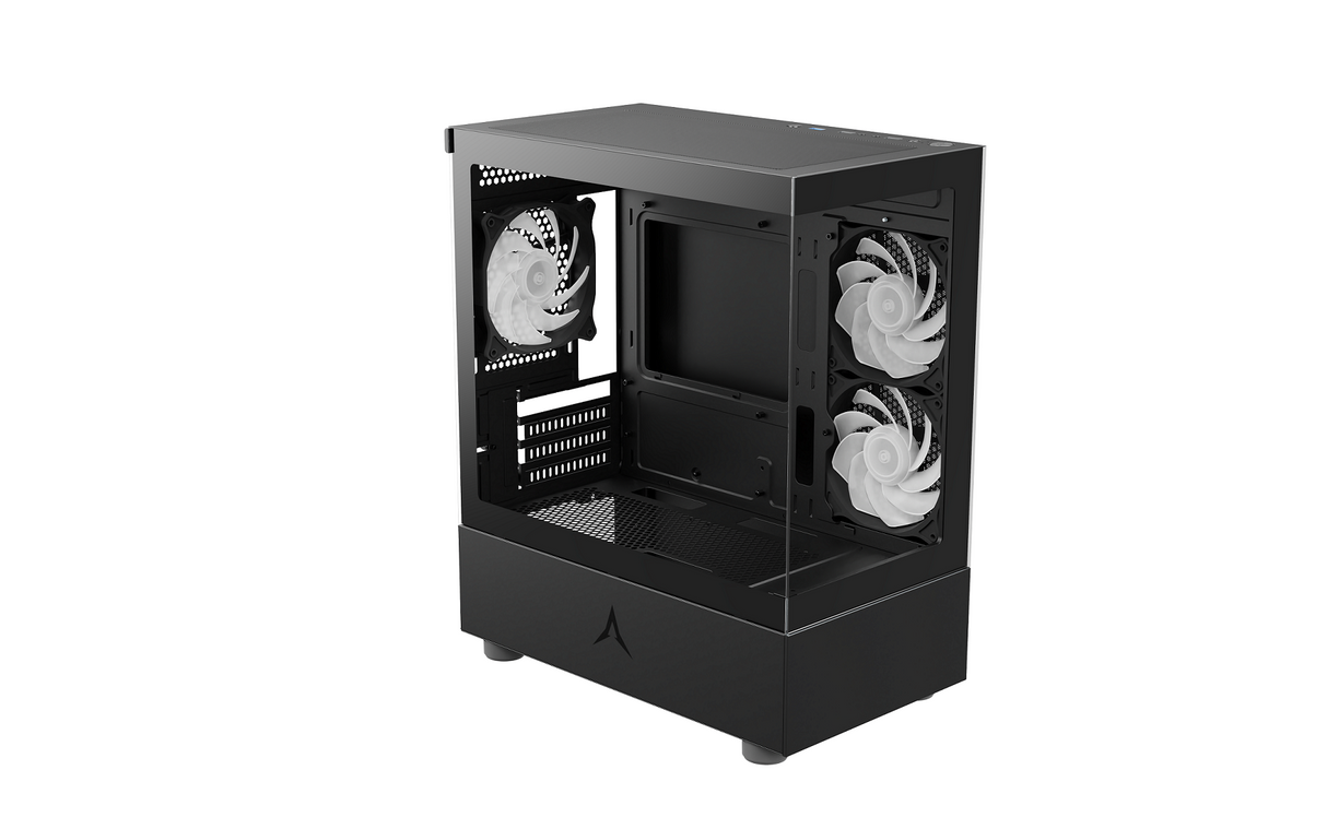 PC behuizing - gamer case - U20M BLACK - Tempered glass - RGB