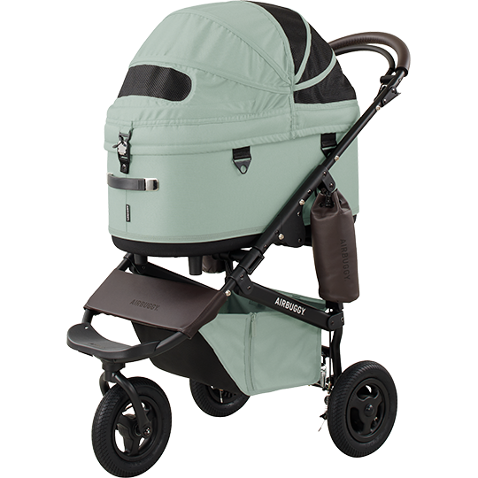 AirBuggy Dome 3 Premier Set Regular – Grass Green - buggy voor hond of kat SpirePets