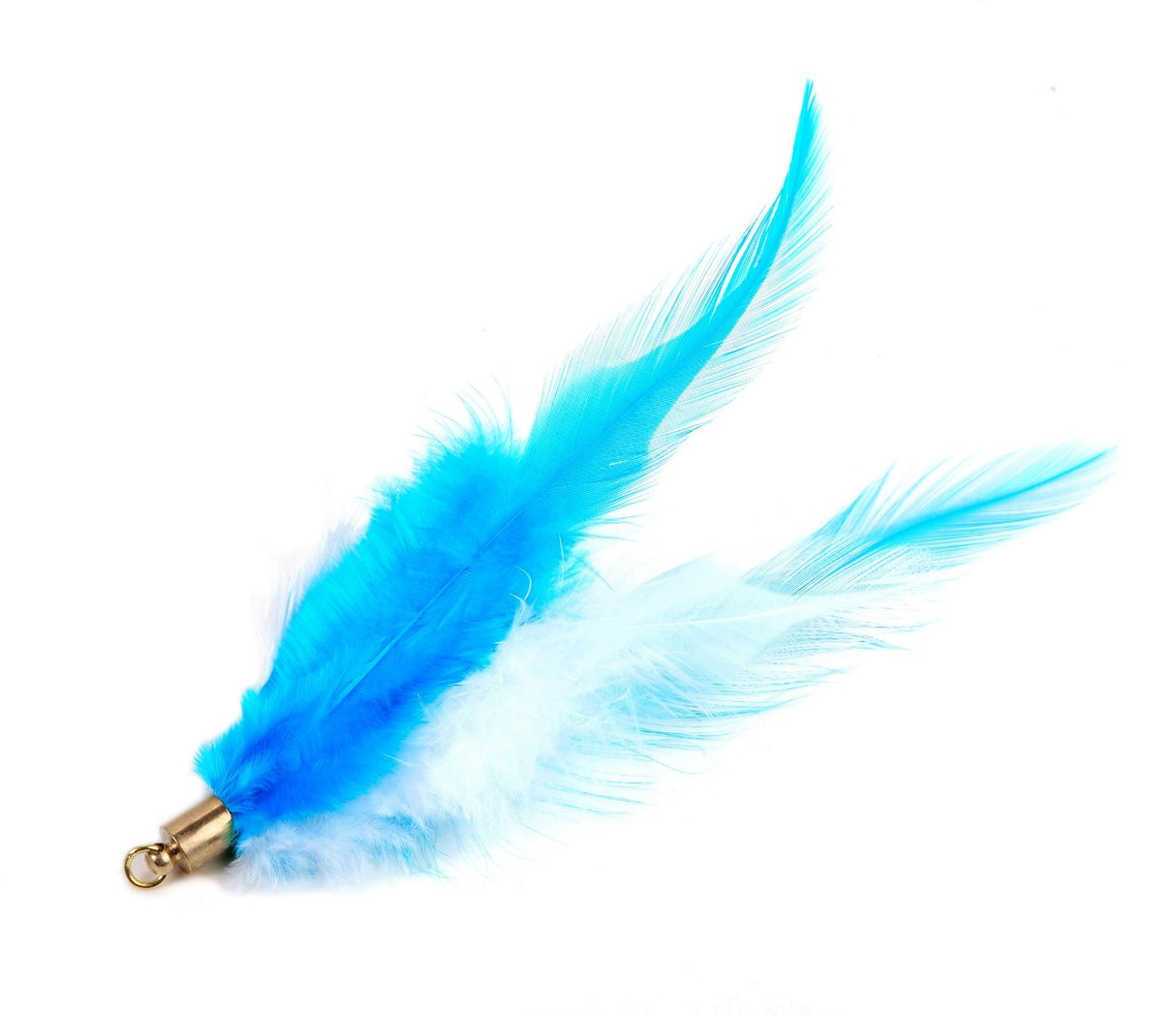 Kattenhengel met 5 hangers - Kat Speelhengel met Veren - Kitten Kattenplager met Veer - Kattenspeelgoed - Kattenspeeltjes SPIRE-PETS