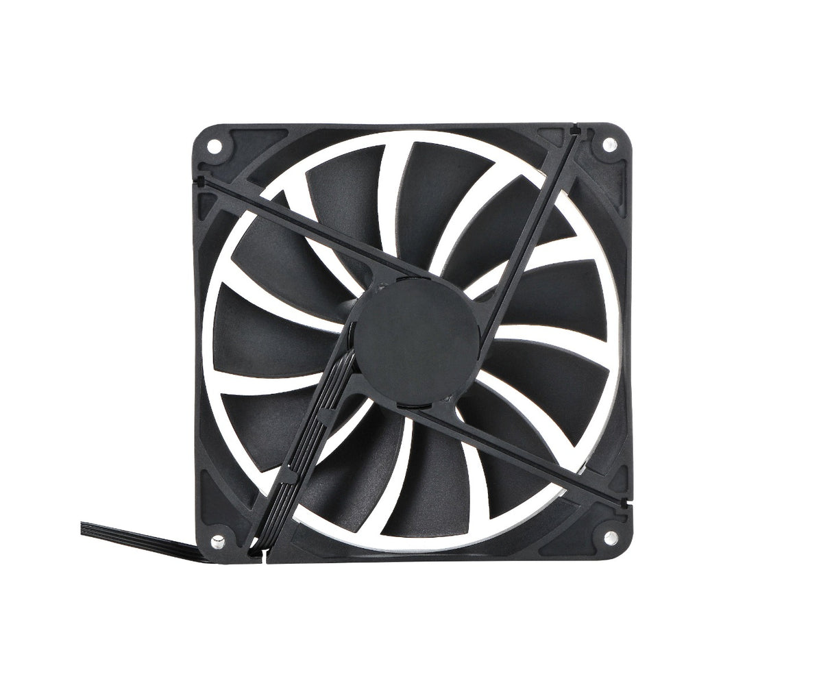 Computer ventilator | 140MM | 200-1700 RPM | PC koeling | Stille werking van maximaal 28 dB | 4-pin connector en socket Coolgods