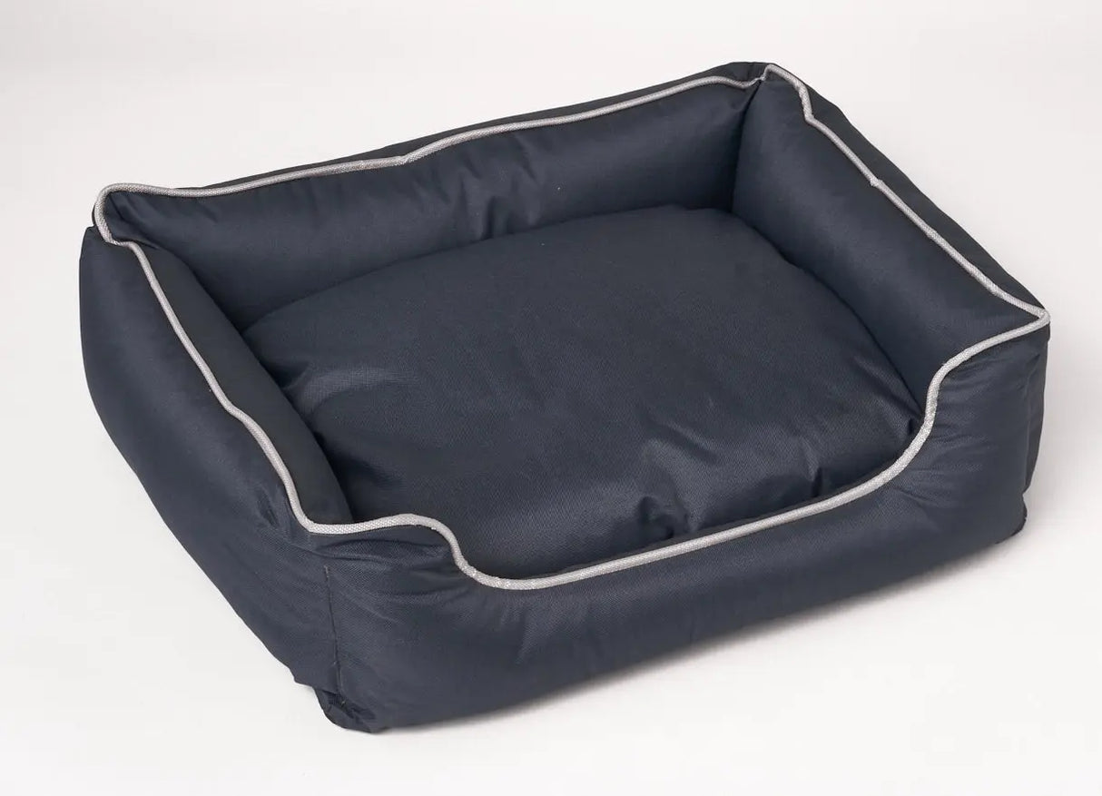 Waterbestendig Huisdierenbed Bastiaan | Anti-Slip Onderkant | Makkelijk Schoon te Maken | Donkergrijs | Maat S 30x25x14cm | Honden en Katten Coolgods