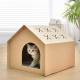 Maison de chat crabe-maison de jeu | Cottage pour chats et chats | 50x32x40cm