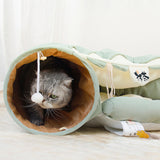 Katten Speelgoed - Speeltunnel voor Katten <10 kg - Multifunctioneel - 2 in 1 - 99 x 66 x 28 cm
