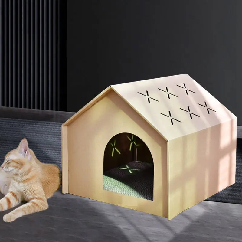 Maison de chat crabe-maison de jeu | Cottage pour chats et chats | 50x32x40cm