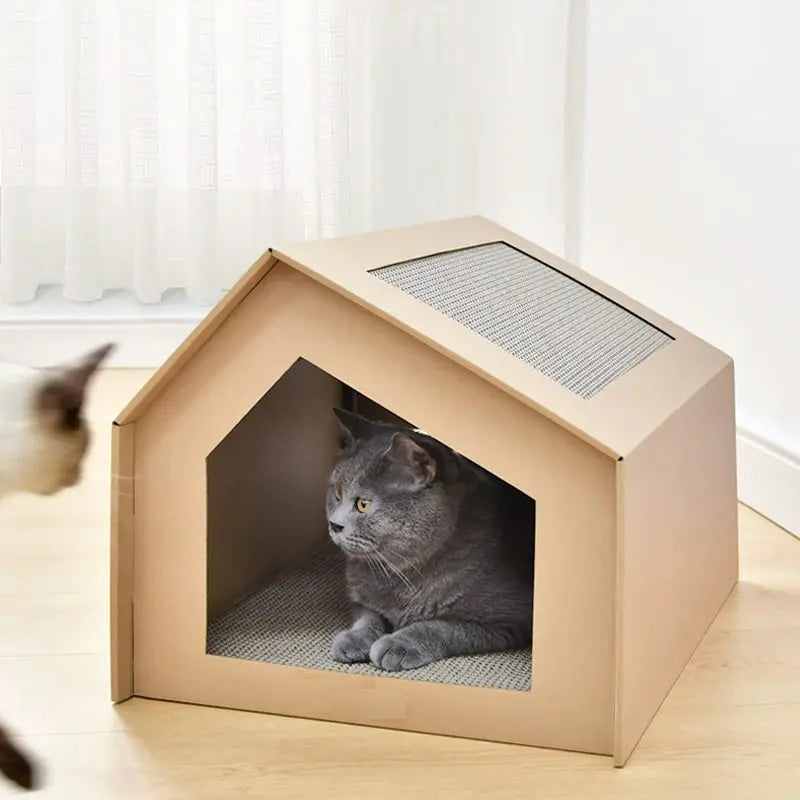 Maison de chat crabe-maison de jeu | Cottage pour chats et chats | 50x32x40cm