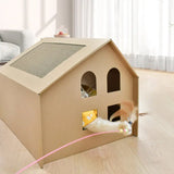 Maison de chat crabe-maison de jeu | Cottage pour chats et chats | 50x32x40cm