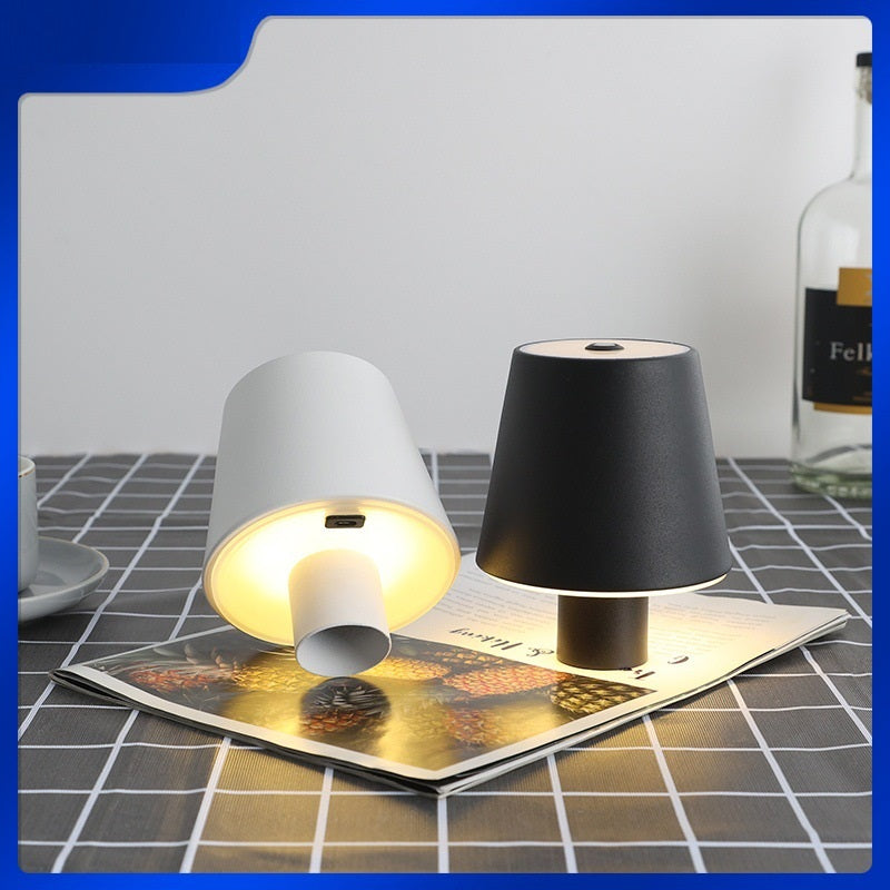 Wijnfles lamp - sfeerlicht - voor op flessen van 3,5 cm - type-c opladen - dimeffect