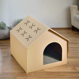 Maison de chat crabe-maison de jeu | Cottage pour chats et chats | 50x32x40cm