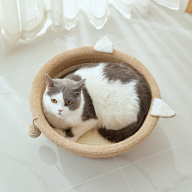 Kattenmand - Katten Ontwerp - Speelgoed - Rust Plek - Diameter 46cm SpirePets