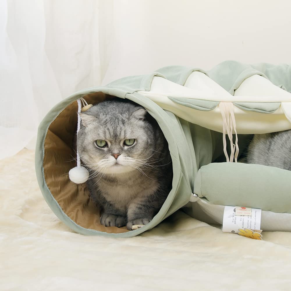 Katten Speelgoed - Speeltunnel voor Katten <10 kg - Multifunctioneel - 2 in 1 - 99 x 66 x 28 cm