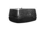 Delux Gesplitst ergonomisch toetsenbord - toetsenbord met polssteun Delux