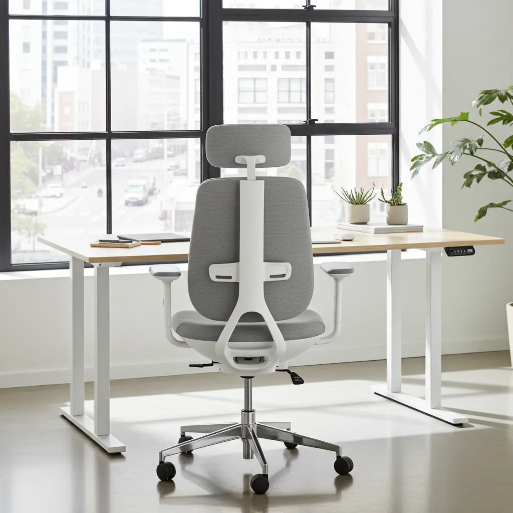 Ergonomische bureaustoel - Airbag lendensteun verwarming