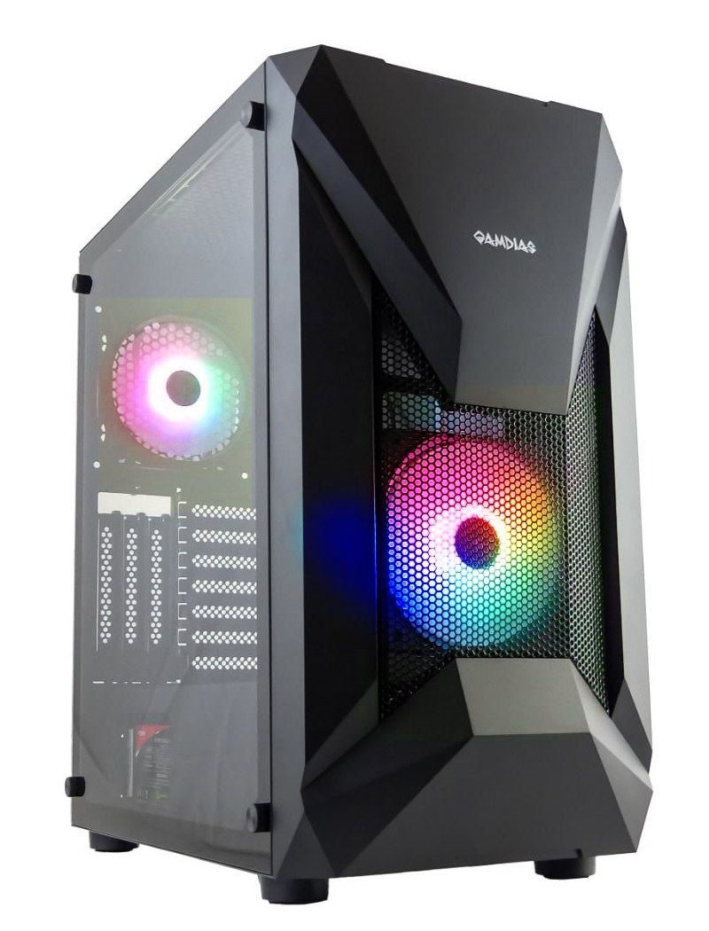 Gamdias Athena Elite E1 Gaming Case - Game PC behuizing - Computer Behuizing - aRGB LED Verlichting