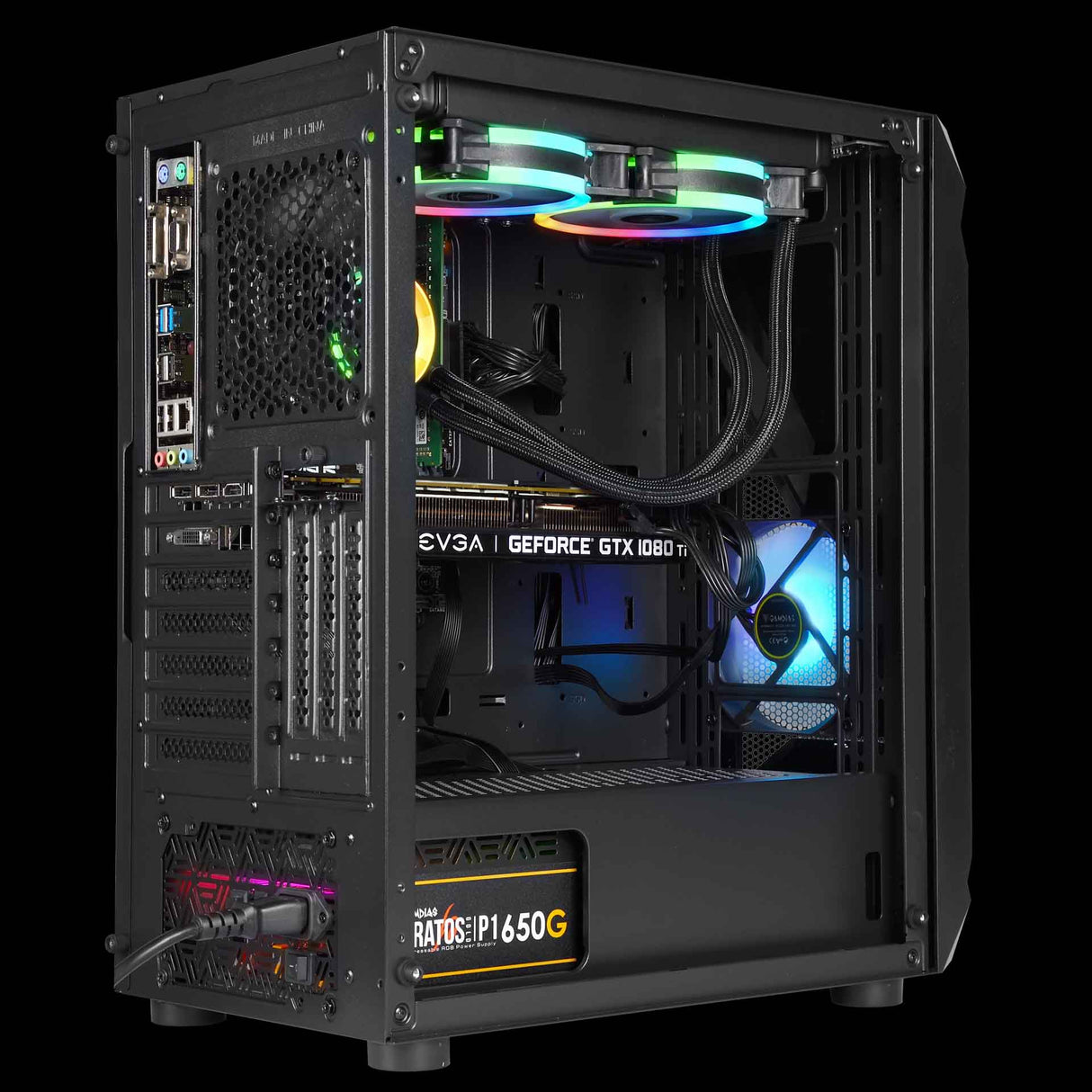 Gamdias Athena Elite E1 Gaming Case - Game PC behuizing - Computer Behuizing - aRGB LED Verlichting