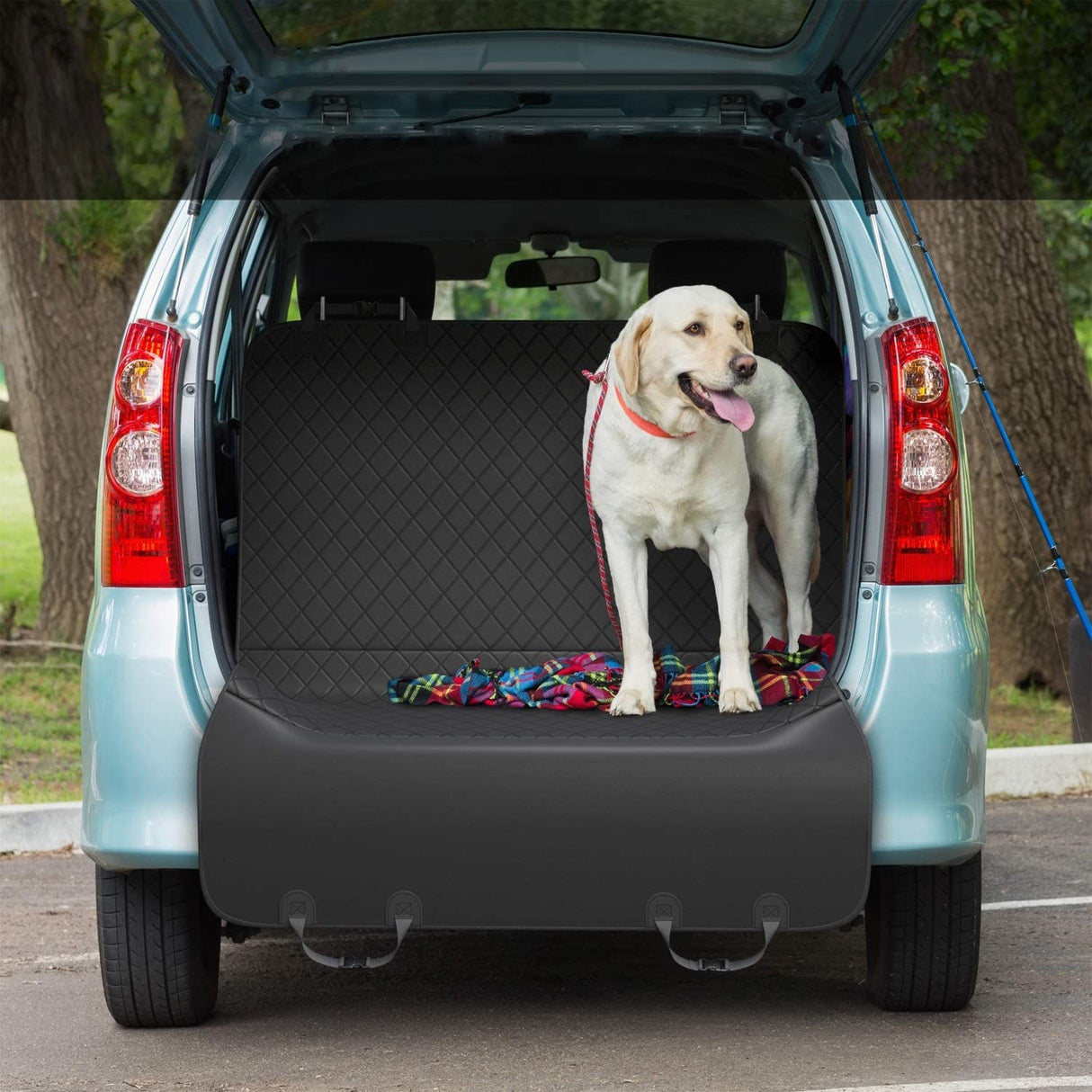 Dog Car Blanket | Travel blanket for dogs | Car blanket back seat or trunk | 137x147cm