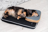 Hondenkussen - Orthopedisch Hondenbed - Grijs en lichtbruin - 30x25x6 cm