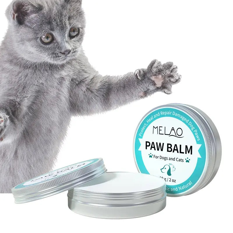 Katten en honden Pootbalsem | Blik 60gram Paw Balm | Pootverzorging | Opfrissen van uw huisdier | Huisdieren verzorging SpirePets