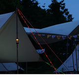 Lichtgevende scheerlijn LED - 10m verlicht touw - scheerlijn tent of luifel