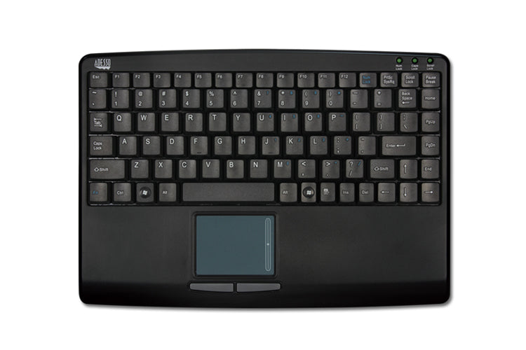 Compact Toetsenbord met touchpad - Mini medisch toetsenbord - Adesso AKB-410UB Adesso