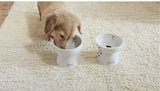 Necoichi Honden voerbakje - drinkbakje hond - keramisch - hoog model Necoichi